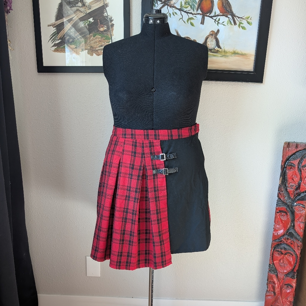 Hot Topic Punk Plaid Skirt